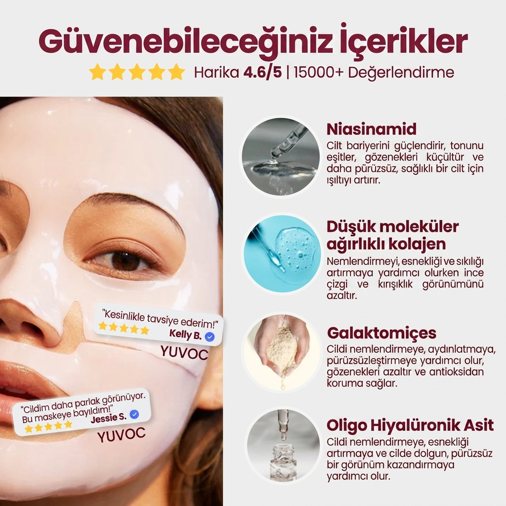 Biyo-Kolajen Cilt Maskesi
